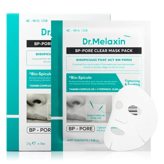 BP Pore Clear Facial Mask for Pore Minimizing, Elasticity Improvement, 5ea