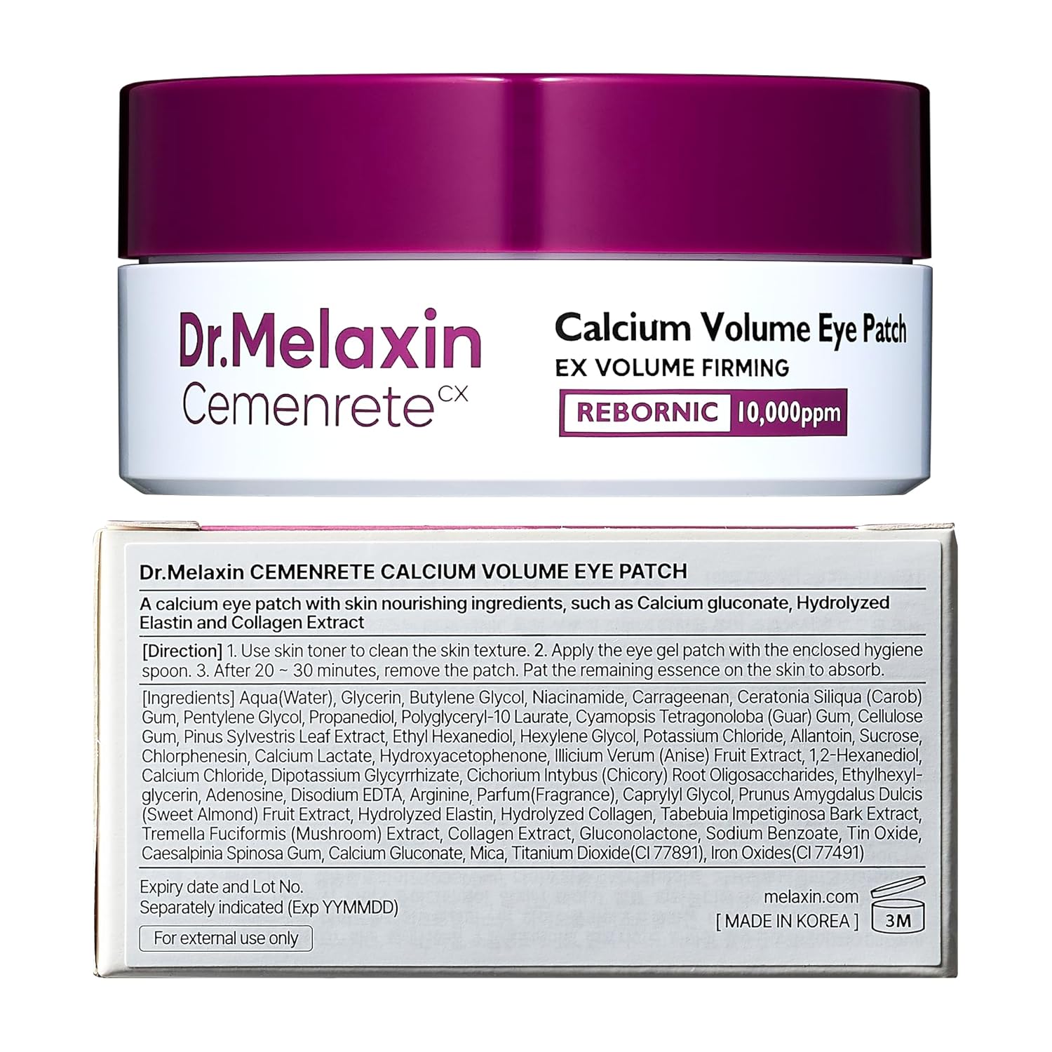 Cemenrete Calcium Volume Eye patch 60ea